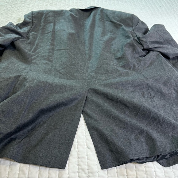 Chaps Ralph Lauren Wool Blend Dark Gray Blazer - Picture 13 of 16